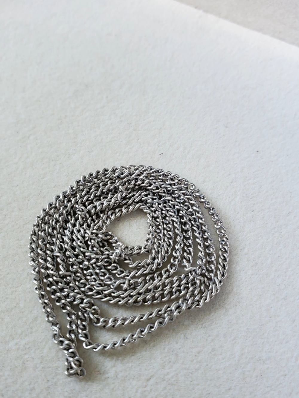 Continuous Sterling Silver Chain (6.88 g, Acid Tested)